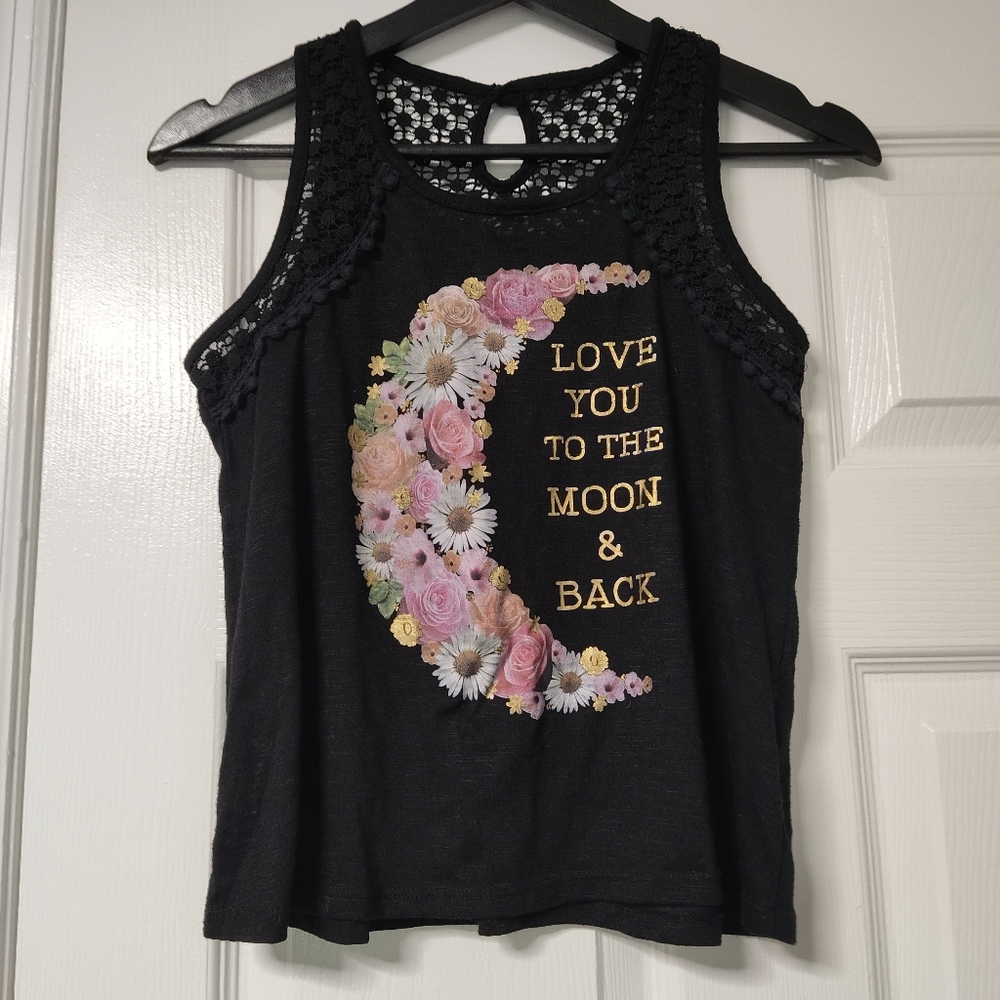 Girl's crochet tank‎ top size large